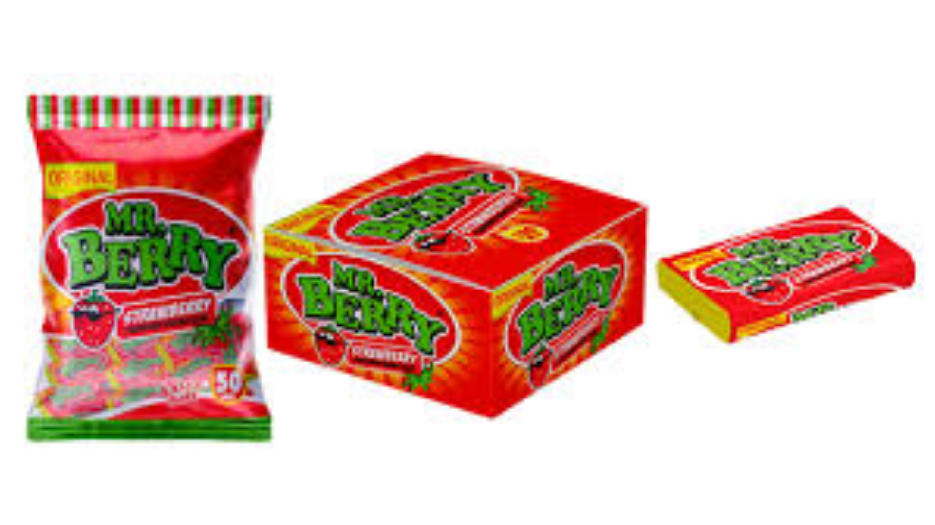 MR BERRY BUBBLE GUM XXL MINT